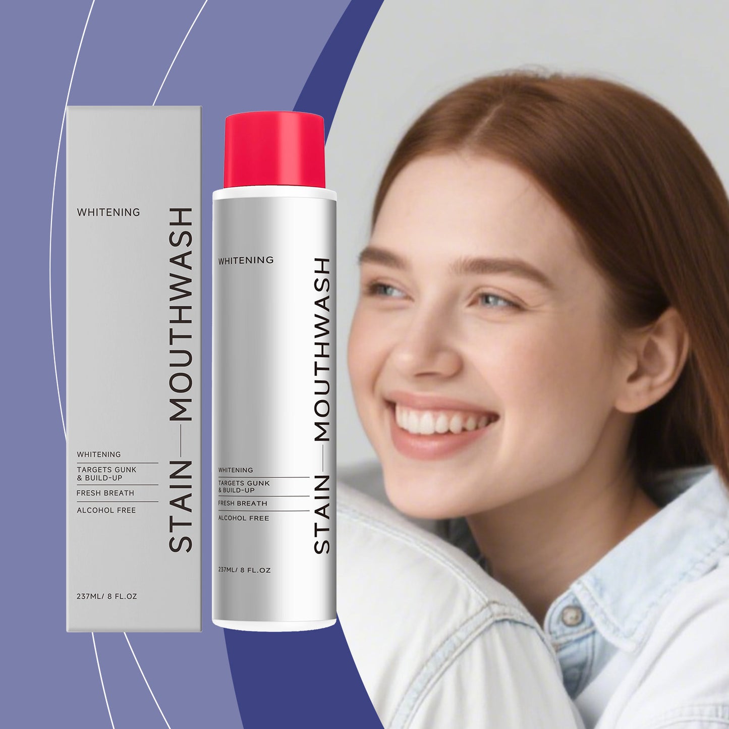 Whitening Mouthwash – Stain Removal & Fresh Breath
