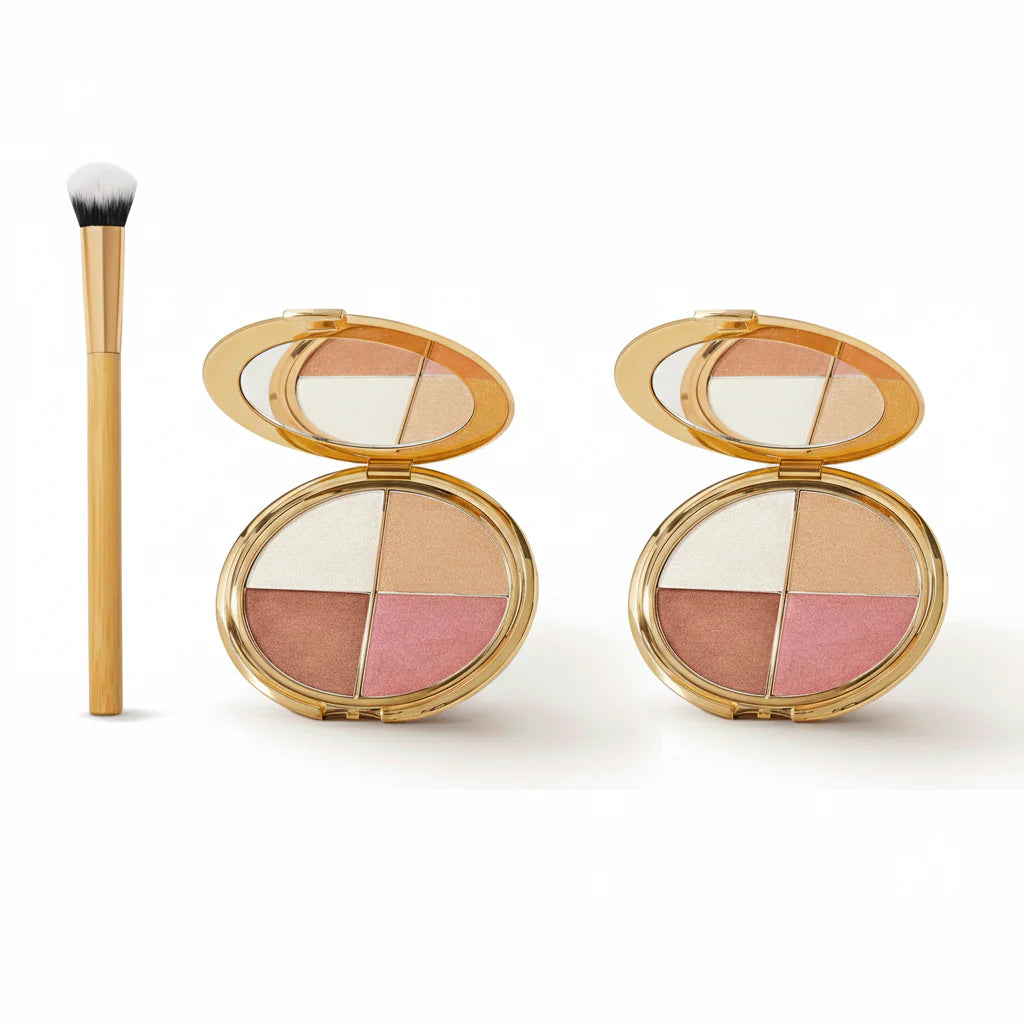 Wardrobe Eye & Cheek Palette - Eyeshadow & Highlighter Maintain moisture and beauty