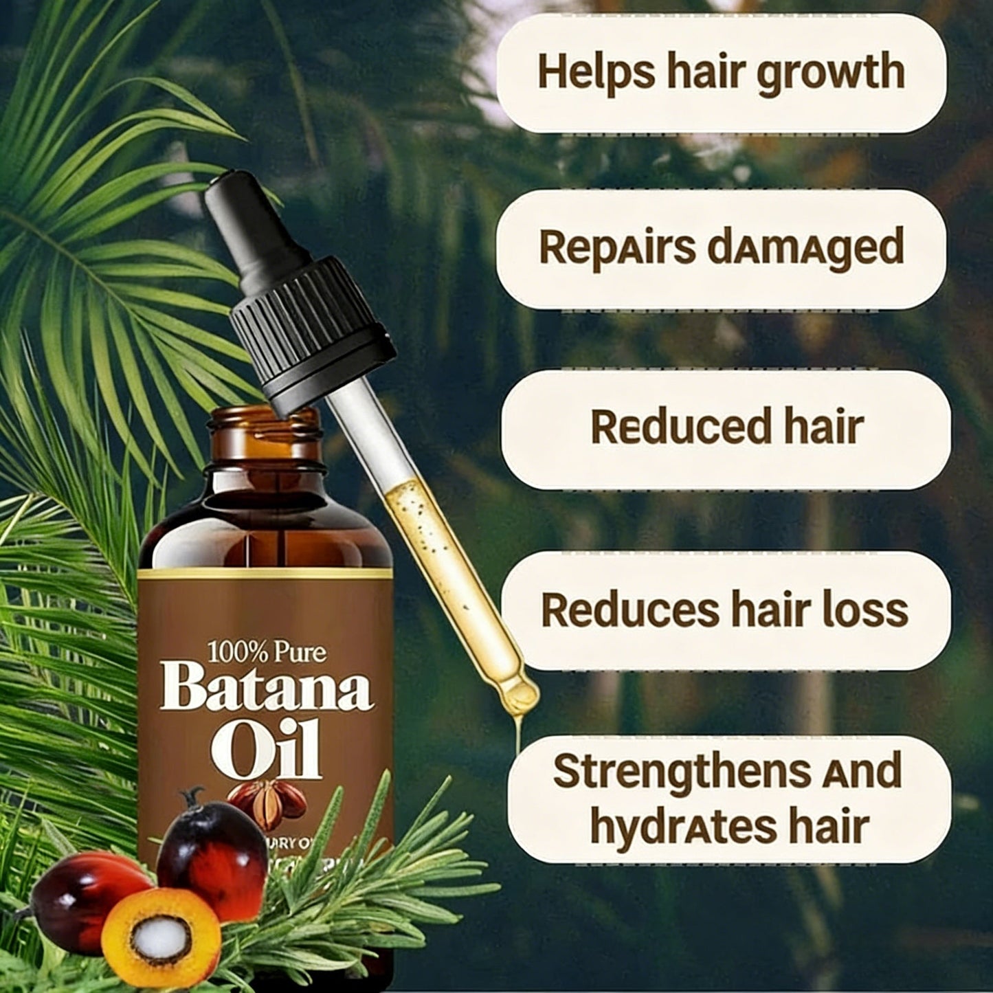 ✨ Ends Today: 70% OFF! 🌿100% pure Batana oil for promoting Hair Growth, Nourishing the scalp