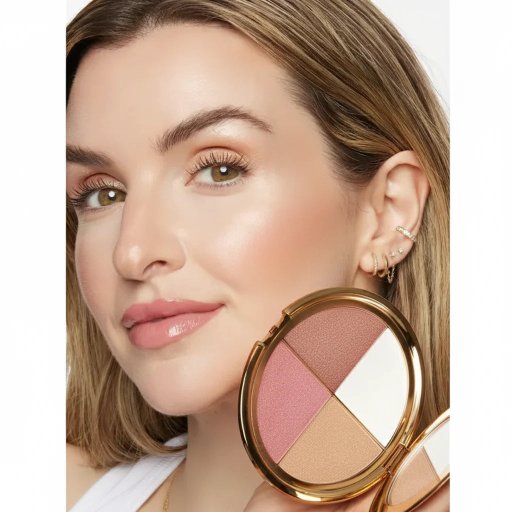 Wardrobe Eye & Cheek Palette - Eyeshadow & Highlighter Maintain moisture and beauty