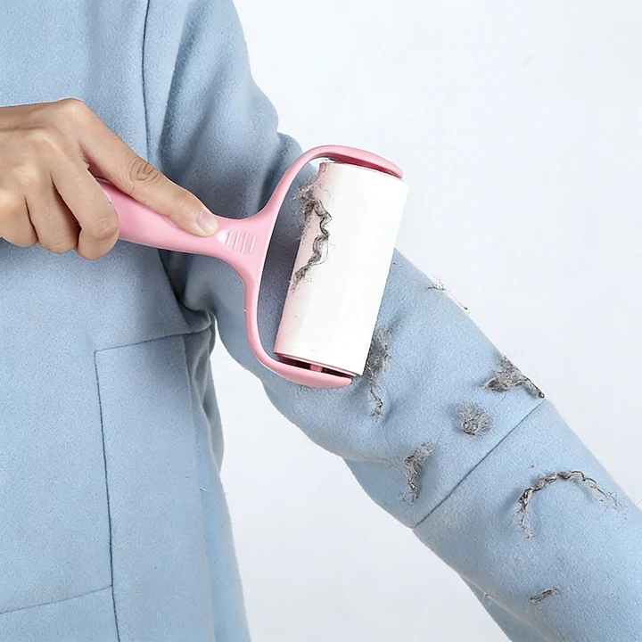 Modern Minimalist | High-Efficiency Tear-Off Lint Roller &amp; Dust Brush