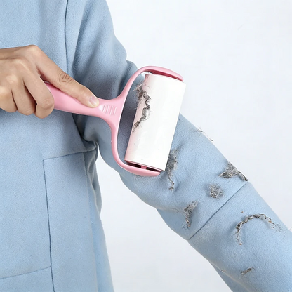 Modern Minimalist | High-Efficiency Tear-Off Lint Roller &amp; Dust Brush