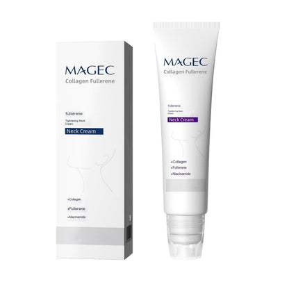 ✨ Last Day Buy 1 Get 1 Free 💖Collagen Neck Cream-Reduces Wrinkles and Double Chin,Five Rollers for All Around Massage