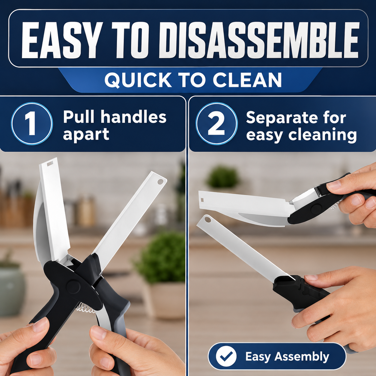 Vegetable Chopper & Kitchen Scissors – Fast Master Cutter