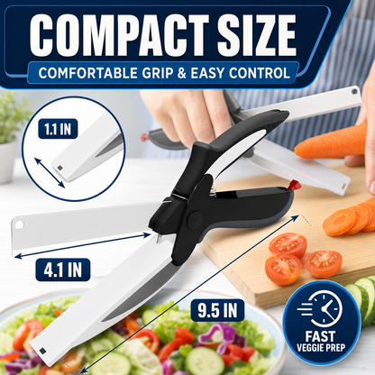 Vegetable Chopper & Kitchen Scissors – Fast Master Cutter